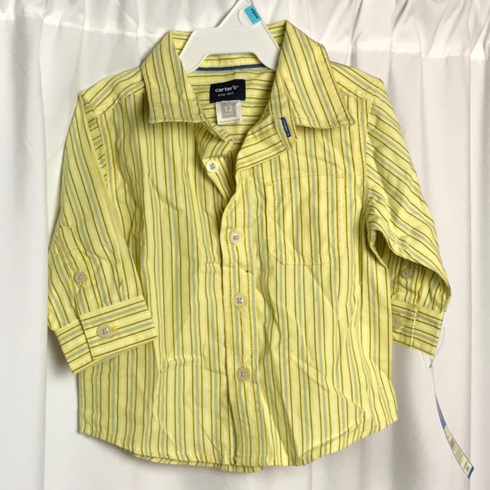 Carter’s Yellow Button-down Shirt